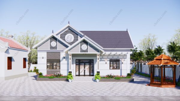 Nhà cấp 4 mái Thái diện tích 15x10m - V737 - Hình ảnh 5