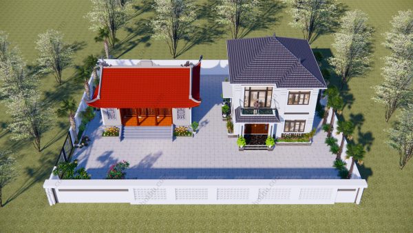 Nhà 2 tầng mái Nhật diện tích: 8.4x9.4m - V665 - Hình ảnh 6