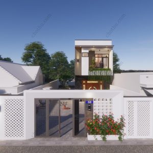 Nhà 2 tầng hiện đại diện tích: 5x15,8m - V747
