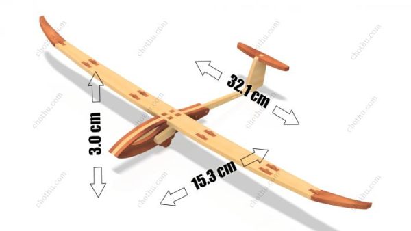 Mô hình tàu lượn tự làm – Mô hình 3D cắt laser - Hình ảnh 2