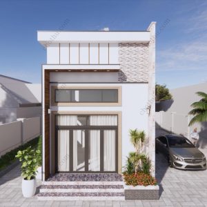 V324 - Nhà gác lửng siêu tiện nghi 4,5x16m