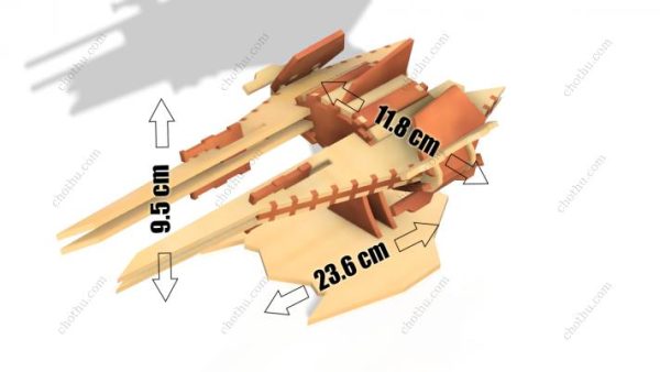 Mô hình 3D tệp cắt laser Star of War - Hình ảnh 2