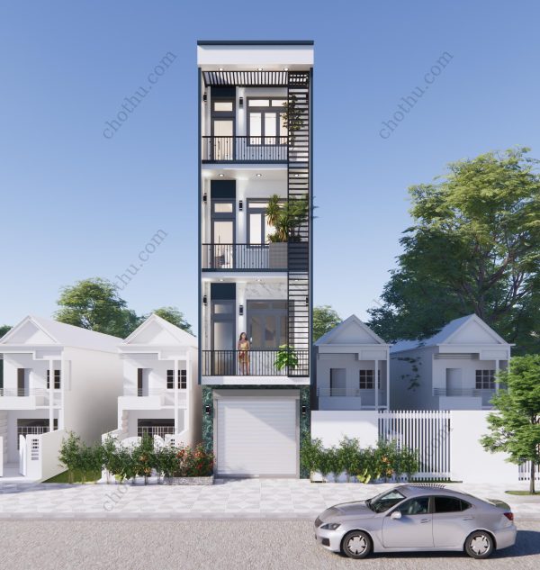 Nhà phố 4 tầng hiện đại diện tích: 4x22m - V461 - Hình ảnh 2