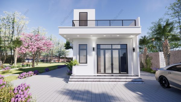 Nhà cấp 4 mái bằng vừa tiện nghi vừa rẻ diện tích: 7x15m - V526 - Hình ảnh 2