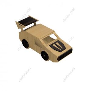 Đồ chơi xe đua mô hình 3D, đồ chơi xe đua bằng gỗ – Mô hình 3D tệp cắt laser