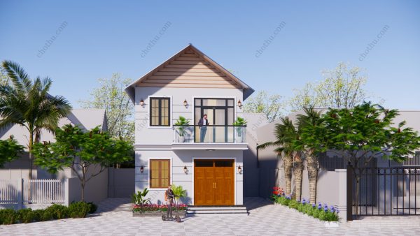 Nhà 2 tầng mái Thái đẹp, đầy đủ công năng diện tích: 6.3x11.85m - V804 - Hình ảnh 2