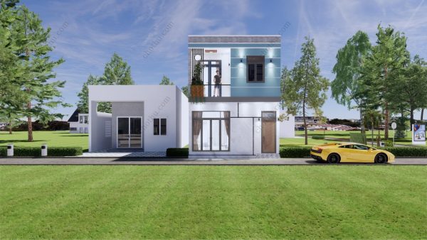 Nhà 2 tầng mái bằng diện tích: 6x7m - V696 - Hình ảnh 2