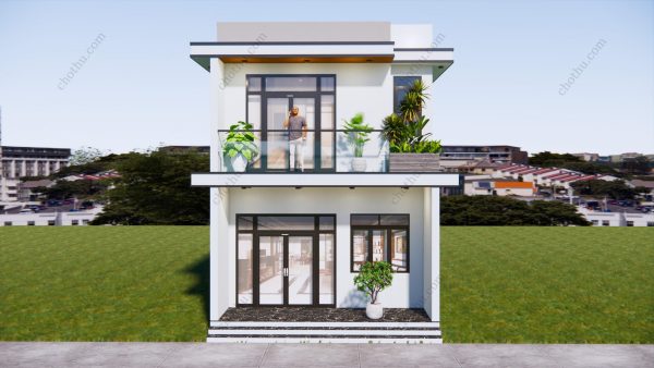Nhà 2 tầng mái bằng diện tích: 6x13.1m - V695 - Hình ảnh 3