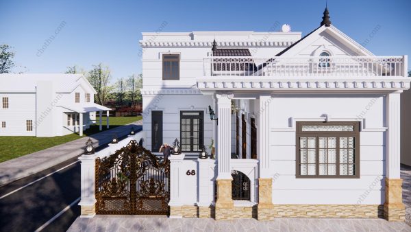 Mẫu nhà mái Thái diện tích: 10x11m - V664 - Hình ảnh 2
