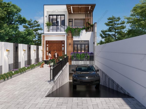 Nhà 2 tầng, xu hướng thiết kế đang được lựa chọn hiện nay diện tích: 7.1x15m - V868