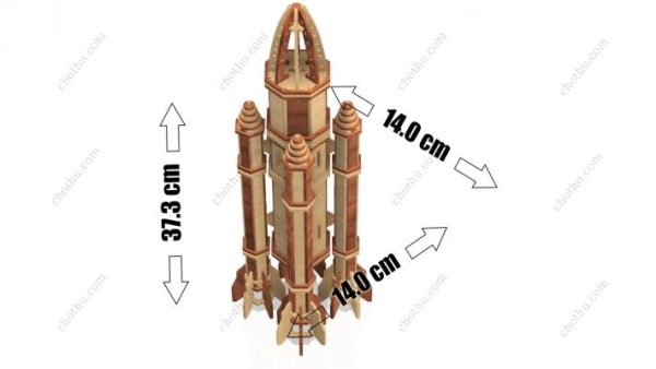 Tàu con thoi vũ trụ – Mô hình 3D tệp cắt laser - Hình ảnh 13