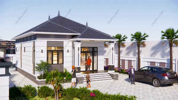 Nhà cấp 4 mái Nhật diện tích 8x13m - V779 - Hình ảnh 8