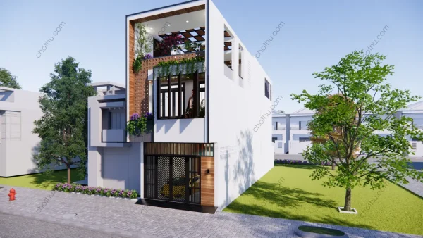 Nhà phố 3 tầng hiện đại diện tích: 5x20m - V815 - Hình ảnh 3