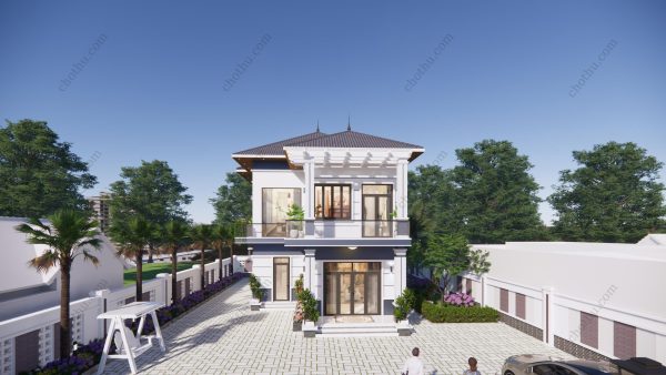 Nhà 2 tầng mái Nhật diện tích: 9,6x12,7m - V731 - Hình ảnh 3