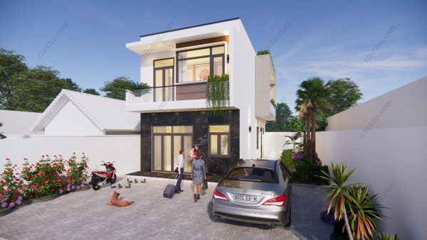 Nhà 2 tầng hiện đại diện tích: 6x10,8m - V743 - Hình ảnh 3