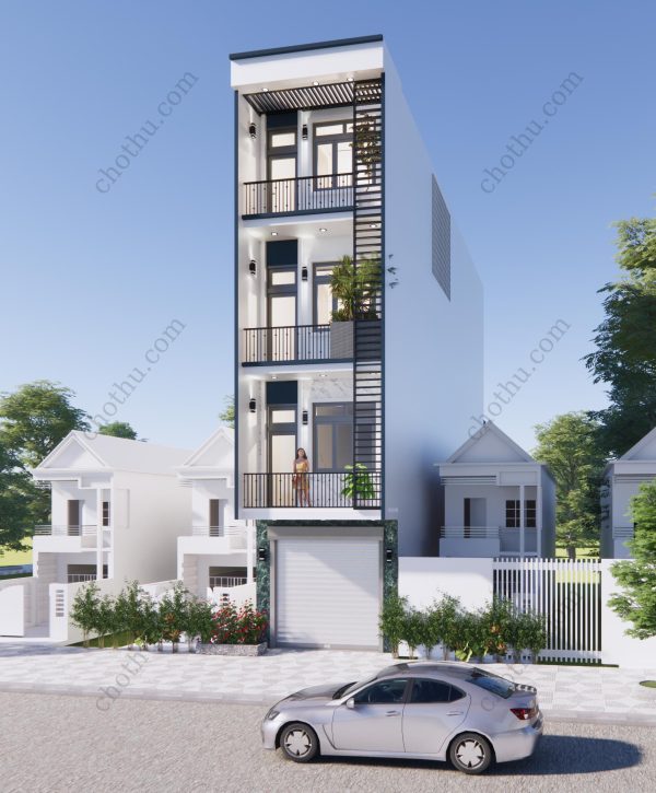 Nhà phố 4 tầng hiện đại diện tích: 4x22m - V461 - Hình ảnh 3