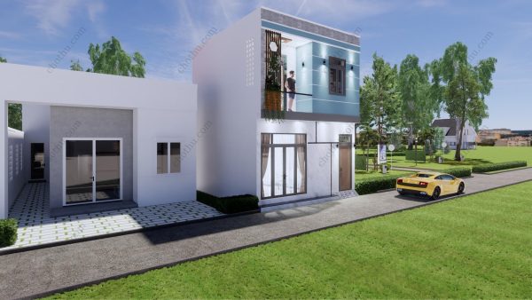 Nhà 2 tầng mái bằng diện tích: 6x7m - V696 - Hình ảnh 3