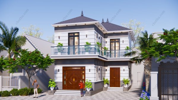Nhà 2 tầng mái Nhật đang được ưa chuộng hiện nay diện tích: 7.9x12m - V817 - Hình ảnh 3
