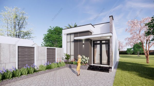Nhà cấp 4 mái bằng diện tích: 5,8x20,3m - V706 - Hình ảnh 3