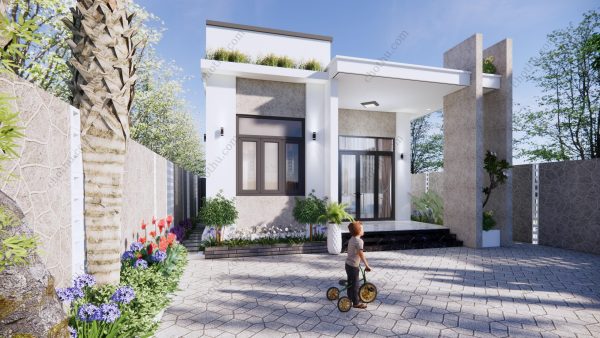 Nhà cấp 4 mái bằng diện tích: 7,2x15m - V678 - Hình ảnh 3