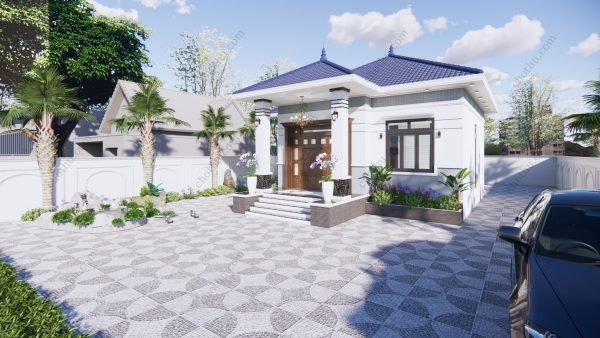 Nhà cấp 4 mái Nhật, sân vườn đẹp diện tích: 8.65x11m - V598 - Hình ảnh 3
