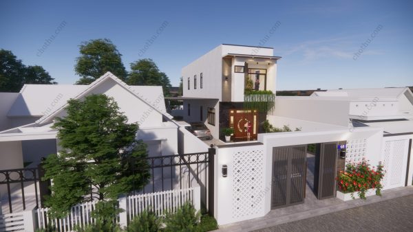 Nhà 2 tầng hiện đại diện tích: 5x15,8m - V747 - Hình ảnh 4
