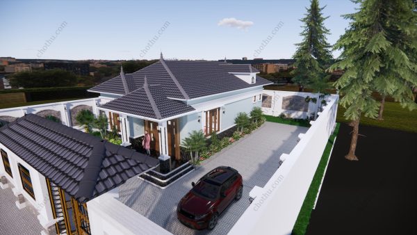 Nhà cấp 4 đẹp ấn tượng với mái Nhật diện tích: 8x14,5m - V386 - Hình ảnh 4