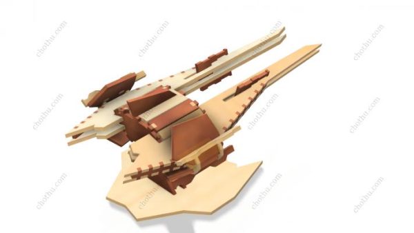 Mô hình 3D tệp cắt laser Star of War - Hình ảnh 3