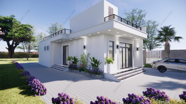 Nhà cấp 4 mái bằng vừa tiện nghi vừa rẻ diện tích: 7x15m - V526 - Hình ảnh 4