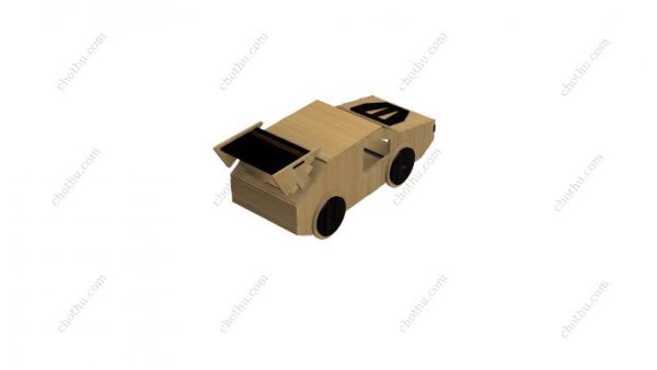 Đồ chơi xe đua mô hình 3D, đồ chơi xe đua bằng gỗ – Mô hình 3D tệp cắt laser - Hình ảnh 3