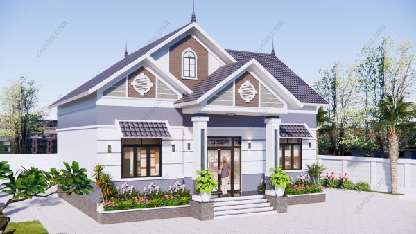 Nhà cấp 4 mái Thái được nhiều người yêu thích diệnt ích: 11.5x8.8m - V633 - Hình ảnh 4