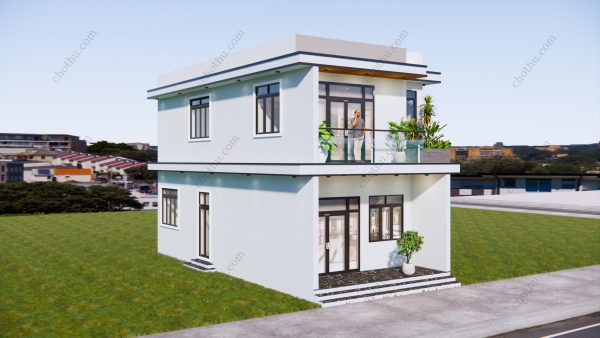 Nhà 2 tầng mái bằng diện tích: 6x13.1m - V695 - Hình ảnh 7