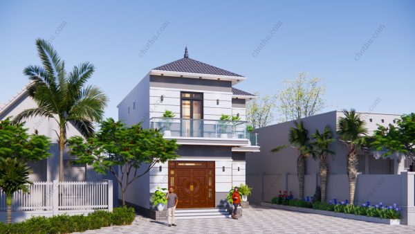 Nhà 2 tầng mái Nhật đang được ưa chuộng hiện nay diện tích: 7.9x12m - V817 - Hình ảnh 4