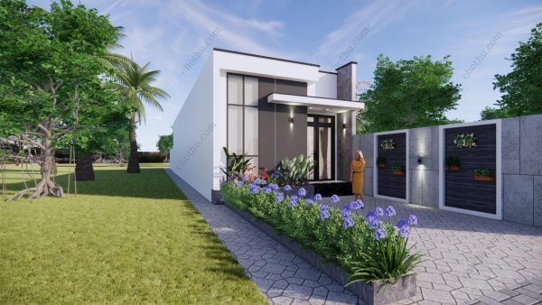Nhà cấp 4 mái bằng diện tích: 5,8x20,3m - V706 - Hình ảnh 4