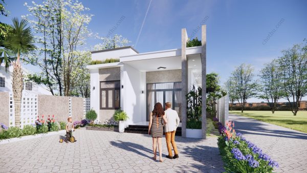 Nhà cấp 4 mái bằng diện tích: 7,2x15m - V678 - Hình ảnh 4