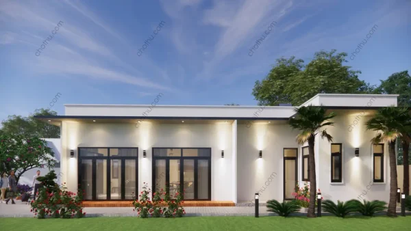Nhà cấp 4 mái bằng diện tích 7,4x18m - V764 - Hình ảnh 6