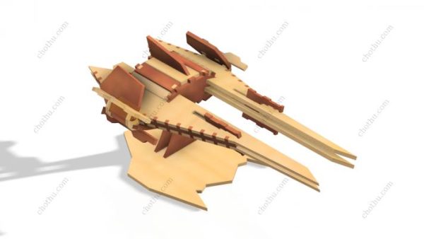 Mô hình 3D tệp cắt laser Star of War - Hình ảnh 4