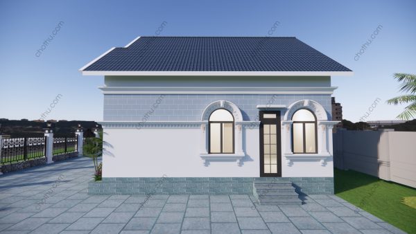 Mẫu nhà cấp 4 mái Thái không thể bỏ qua diện tích: 9.8x9.4m - V549 - Hình ảnh 6