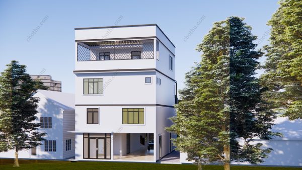 Biệt thự 3 tầng sang trọng và hiện đại diện tích: 9.6x15m - V520 - Hình ảnh 4