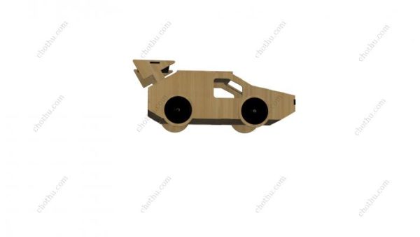 Đồ chơi xe đua mô hình 3D, đồ chơi xe đua bằng gỗ – Mô hình 3D tệp cắt laser - Hình ảnh 4