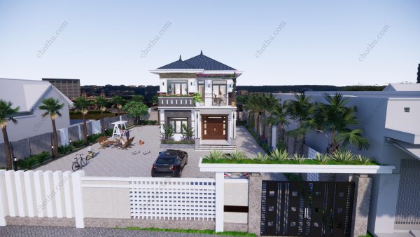 Nhà 2 tầng hiện đại đẹp mái Nhật diện tích: 8x10.5m - V575 - Hình ảnh 5