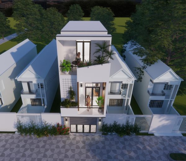 Nhà 2 tầng mái bằng đẹp và hấp dẫn nhất hiện nay diện tích: 4x18m - V582 - Hình ảnh 5