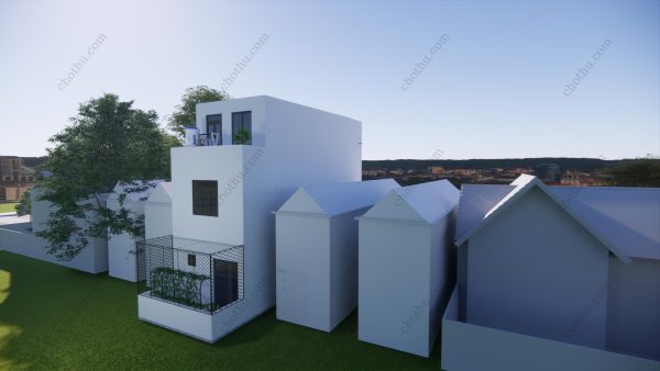Nhà phố 3 tầng hiện đại đẹp diện tích: 5x13,5m - V607 - Hình ảnh 5