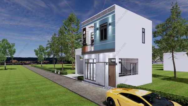 Nhà 2 tầng mái bằng diện tích: 6x7m - V696 - Hình ảnh 5