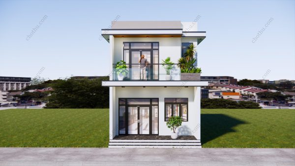 Nhà 2 tầng mái bằng diện tích: 6x13.1m - V695 - Hình ảnh 9
