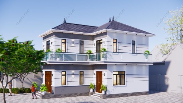 Nhà 2 tầng mái Nhật đang được ưa chuộng hiện nay diện tích: 7.9x12m - V817 - Hình ảnh 5