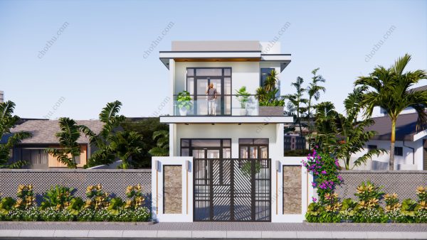 Nhà 2 tầng mái bằng diện tích: 6x13.1m - V695 - Hình ảnh 8