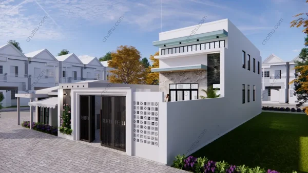 Mẫu nhà gác lửng đang được ưa chuộng hiện nay diện tích: 5x16m - V818 - Hình ảnh 5