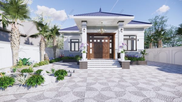 Nhà cấp 4 mái Nhật, sân vườn đẹp diện tích: 8.65x11m - V598 - Hình ảnh 5