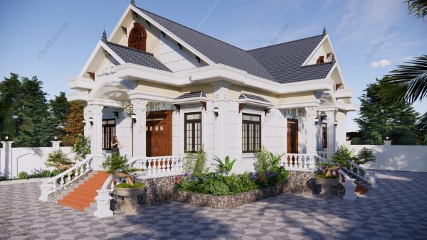 Nhà cấp 4 mái Thái diện tích 8.5x25m - V775 - Hình ảnh 5